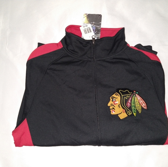 NHL Chicago Blackhawks Hockey Jacket youth Size 14 - Picture 7 of 13